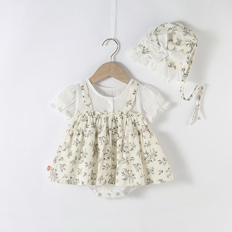 (Z0118) 0-18bln | ZUNO KIDS | Carmen Romper Set | Baju romper pakaian anak bayi cewek perempuan prem