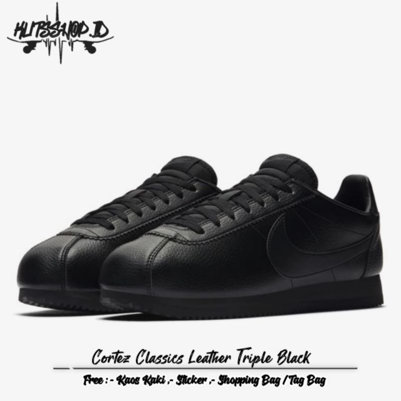 Cortez homme noir cuir online
