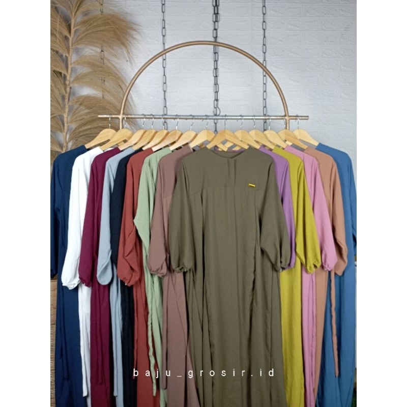 KAYLA DRESS / GAMIS ELSIRA / CRINKLE AIR FLOW PREMIUM / FREE BROS