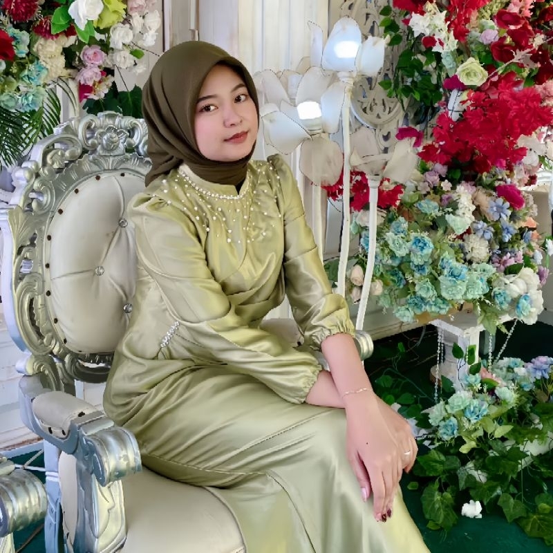 TERMURAH !!!!! Vina Dress Kondangan Viral | Gaun Kondangan Rok Duyung | Gaun Pesta Moderen | 'Dress