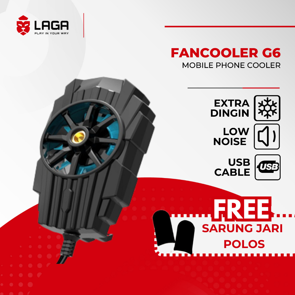 (COD) FAN COOLER HP G6 FANCOOLER PENDINGIN HP HANDPHONE PONSEL KIPAS HP GAMING 2500 RPM FUN COOLER F