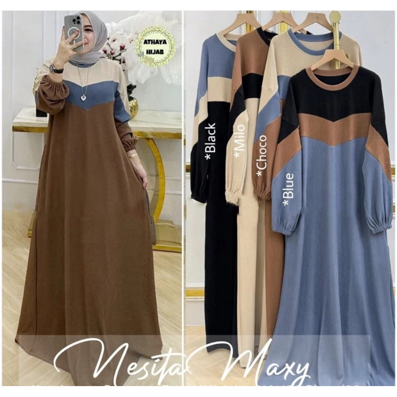 NESITA DRESS MAXY CRINGKEL AIRFLOW