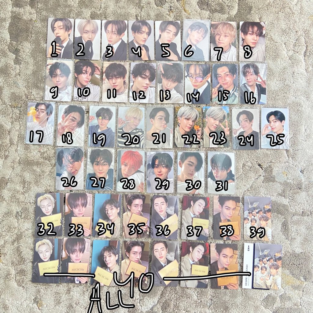 ENHYPEN SHOPEE kpopmerch 64枚 トレカ ENHYPEN SHOPEE kpopmerch 64枚 トレカ ENHYPEN ORANGE BLOOD