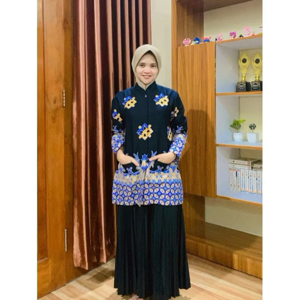 Seragam Batik Kemenduk Bangga BKKBN 2025 Bahan Katun Halus Prima   Premium Ready Size S sampai Jumbo