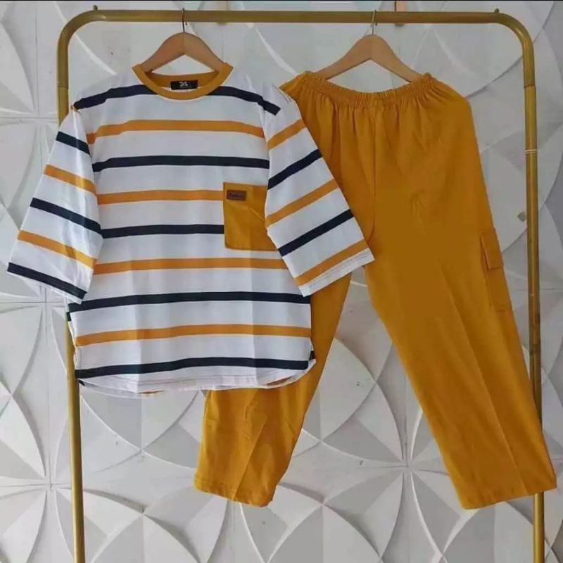 ONE SET SELIA MODIS COMBINASI CARGO/_SETELAN WANITA DEWASA TERBARU