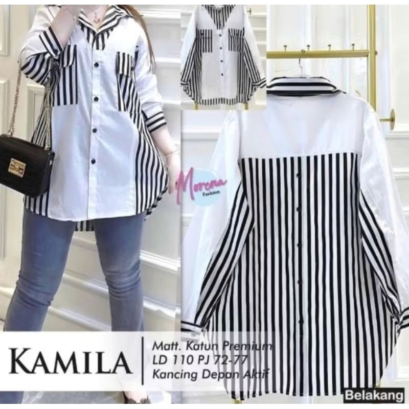KAMILA TOP / KEMEJA WANITA / KEMEJA FASHION / BLOUSE WANITA