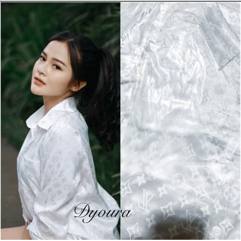 kemeja branded premium satinkemeja satin/ kemeja wanita lengan panjang/ kemeja branded terbaru/ keme