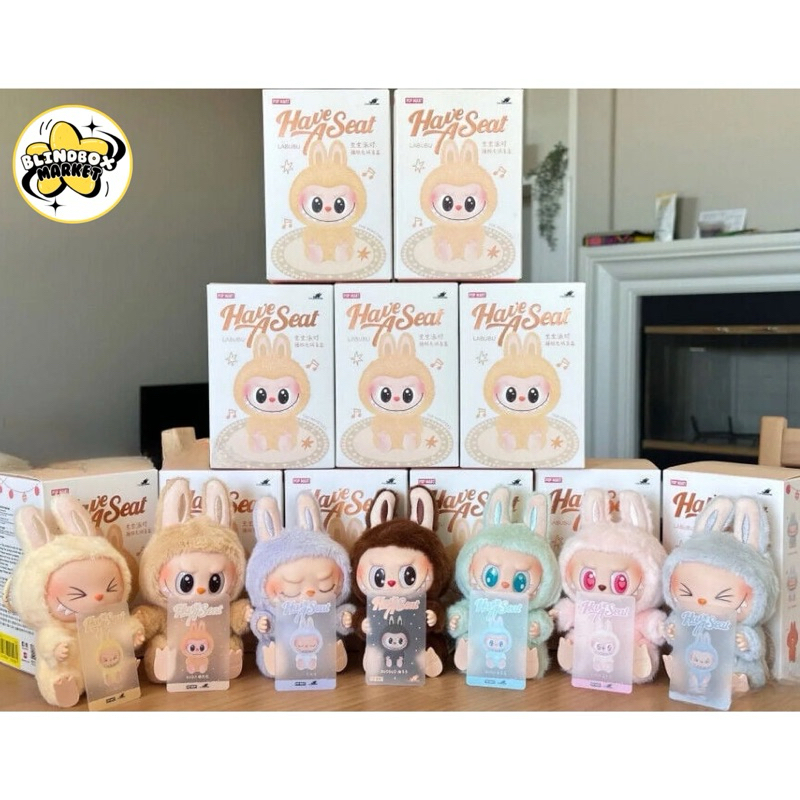 【正規品・未開封】Labubu Big Energy Have a Seat POP NOW:THE MONSTERS - Have a Seat Vinyl Plush Blind Box