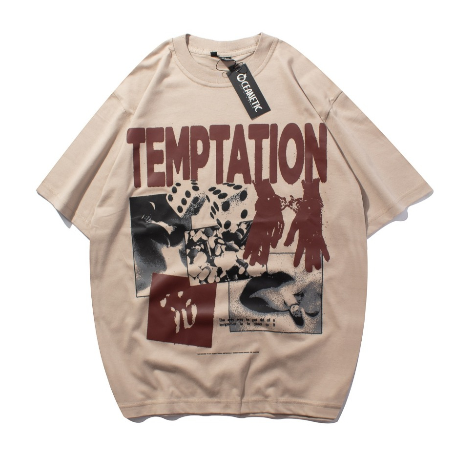 Oceanetic / Kaos Oversize Pria Wanita Distro Streetwear / Baju Pakaian Pria Wanita Lengan Pendek