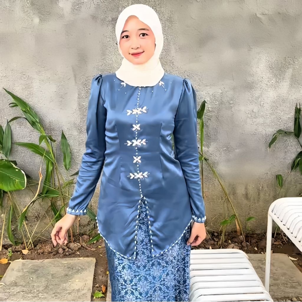 TERBARU!!!! Alana One Set Baju Kurung Melayu Rok Songket Modern Premium Termurah | Atasan Baju Kurun
