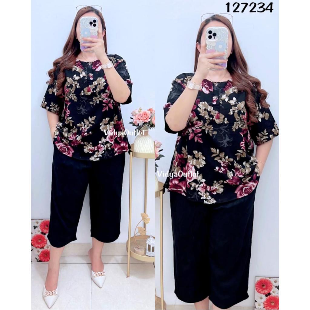 VIDYA - Setelan Mimi 127234 - Set Motif Wanita - Stelan 7per8