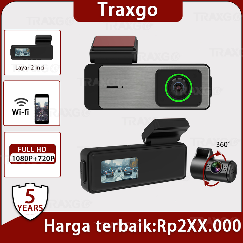 LAYAR Y8 Car Dash Cam 1080P Parking Camera Dual Lens Parking Aid Loop IPS Recording 3 Inch Car DVR 1080 WiFi for Car CCTV Camera Front Rear Dashcam Car Record Night Vision 3.2" Screen Android & 64GB Car CCTV Dashcam Car Camera