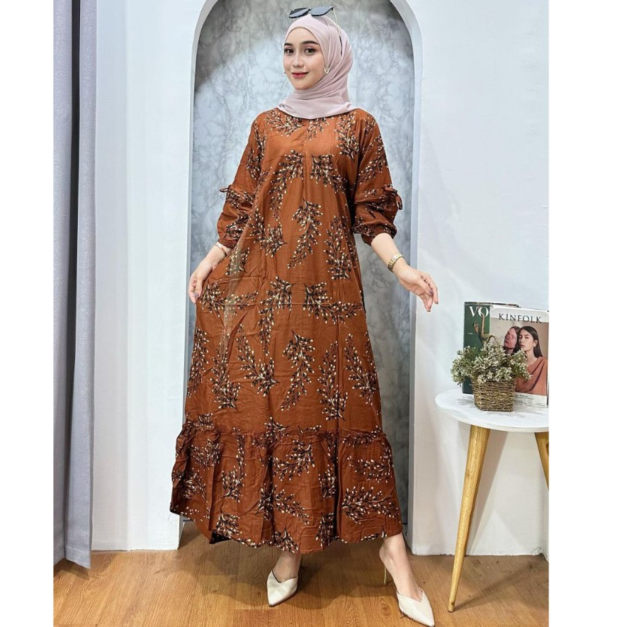 {COD} New VIANA Dress Rayon Premium Tebal Kekinian