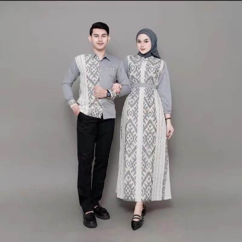 BELVIA PUTIH TENUN-BAJU COUPLE KELUARGA-BAJU SUAMI ISTRI KONDANGAN
