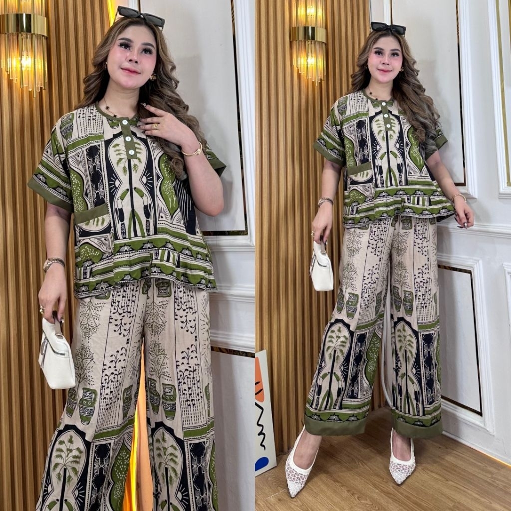 ONE SET DIORA TERBARU BAHAN RAYON TEBAL ADEM BUSUI FRENDLY