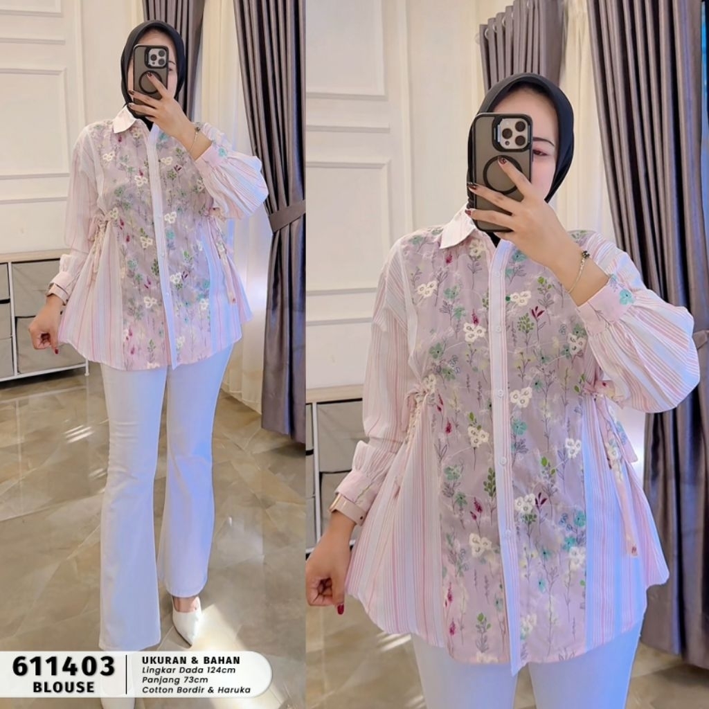 EXTU HERITAGE LISA BLOUSE ATASAN  - ,611338, 611402, 611403)