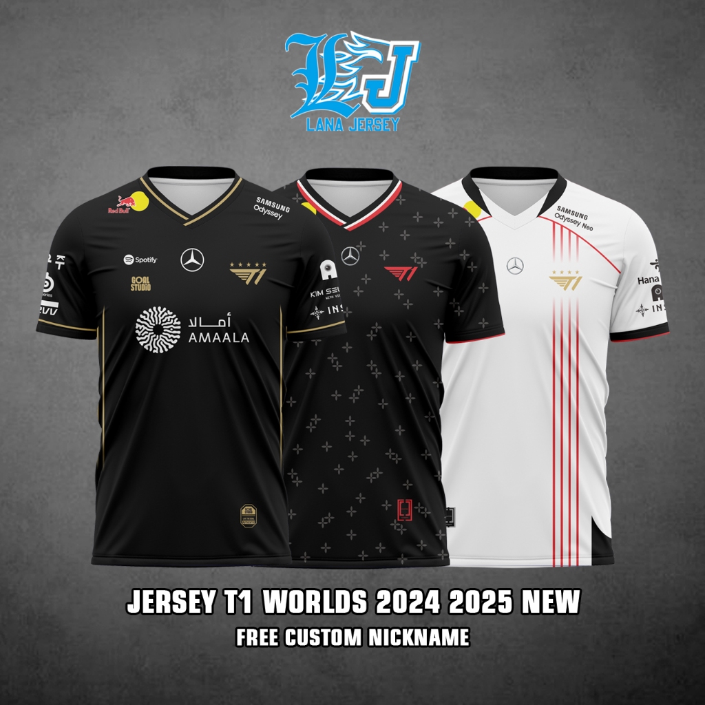 LoL ゲーム) T1 WORLDS CHAMPIONS UNIFORM 2023 LCK Team T1 Uniform