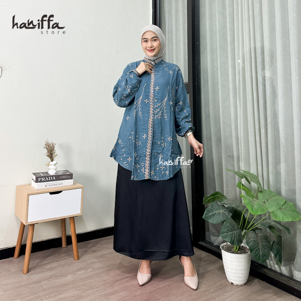 ATASAN FATIMAA BAHAN RAYON PREMIUM, MODEL OVERSIZE LD 110,120 & 130. Fashion Muslim Cantik.