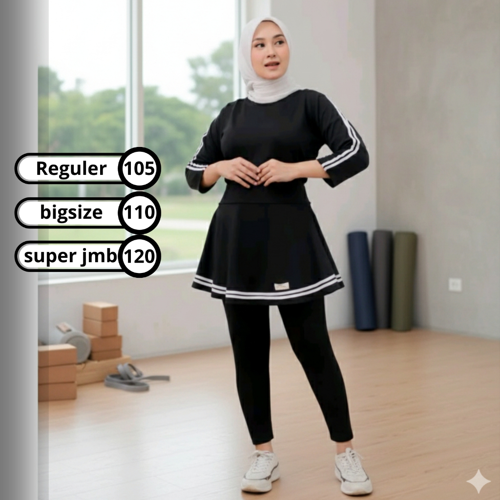 Setelan Olahraga Wanita - Baju Senam, Yoga, Lari, Zumba | Nyaman & Stylish