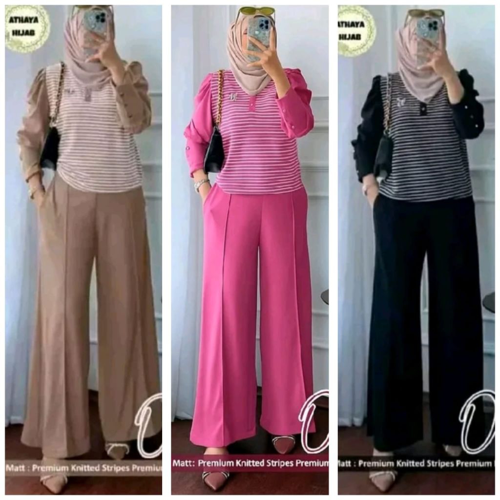 PROMO 100 RIBU DAPAT 3 PCS SETELAN OLILA WANITA TERBARU