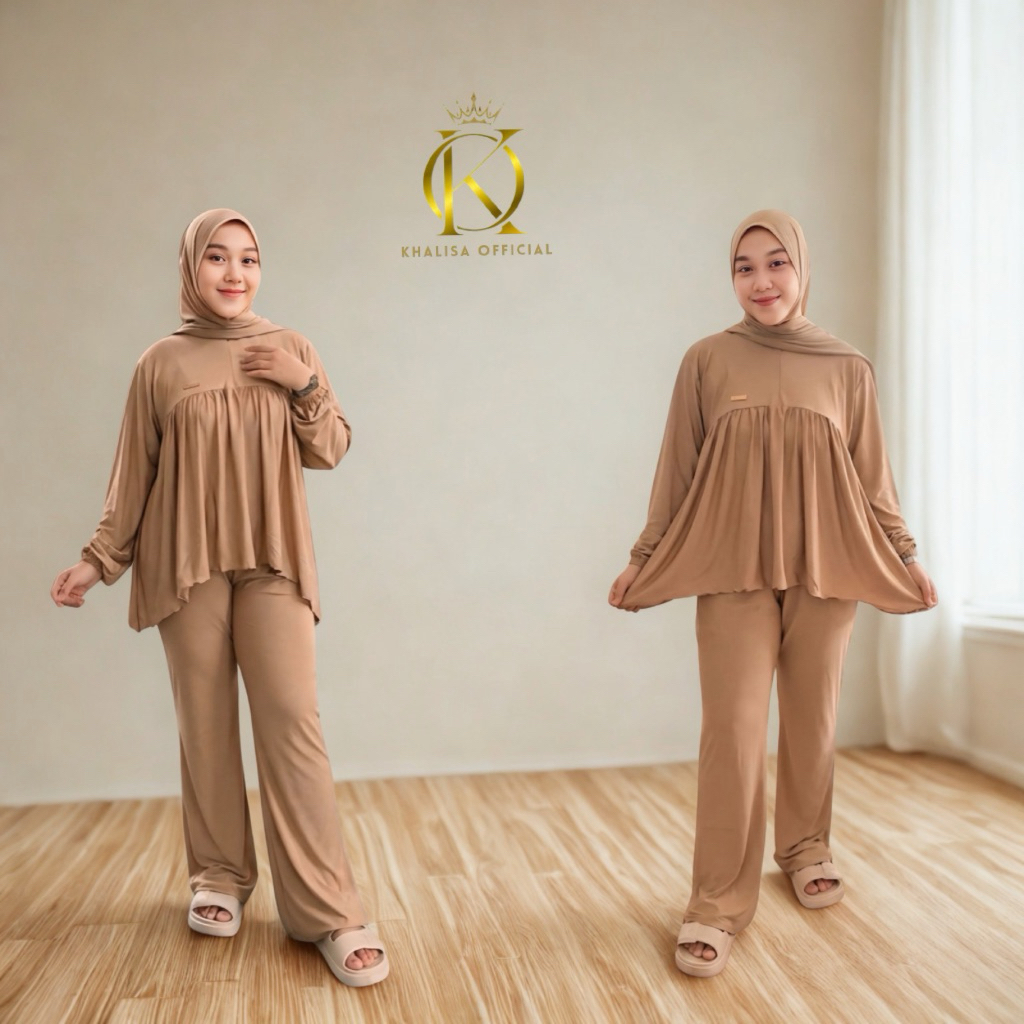 ONESET CUTBRAY ANDIN FREE HIJAB BUSUI (PASHMINA) BUSUI JERSEY PREMIUM // KHALISA DAILY OUTFIT