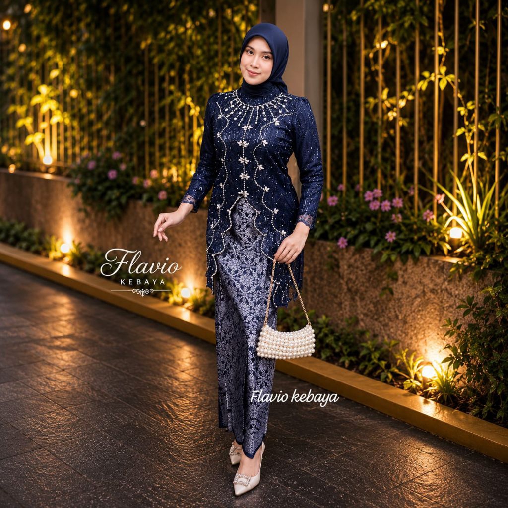 KEBAYA PESTA TUNIK  SILVANA - TUNIK PESTA MODERN - KEBAYA PESTA BRIDESMAID - KEBAYA WISUDA.