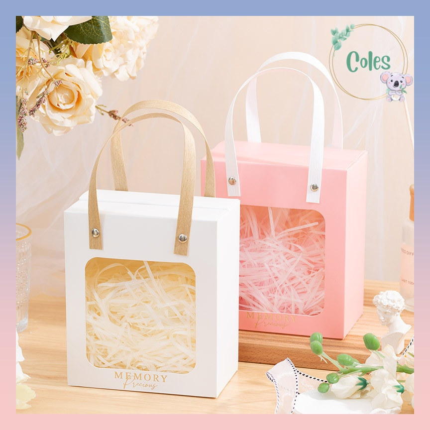 Box With Window & Handle Wedding Bag Birthday Bag Goodies Bag