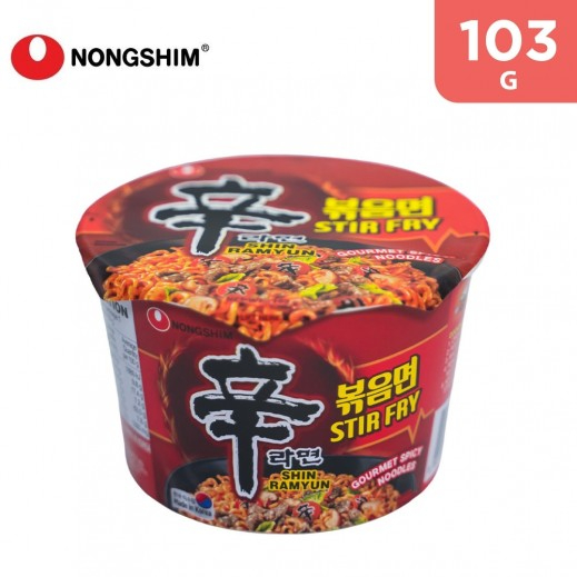 Made In Korea Nongshim Shin Stir Fry Ramyun Bowl G Shopee Singapore