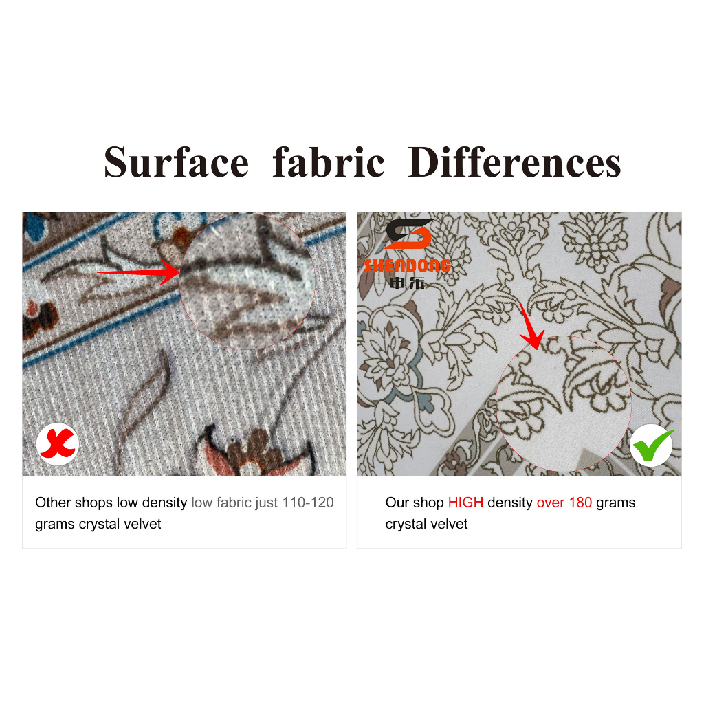XL ( 200*160cm) Crystal Velvet Carpet 5D / Floor mats / Rugs/ Carpets