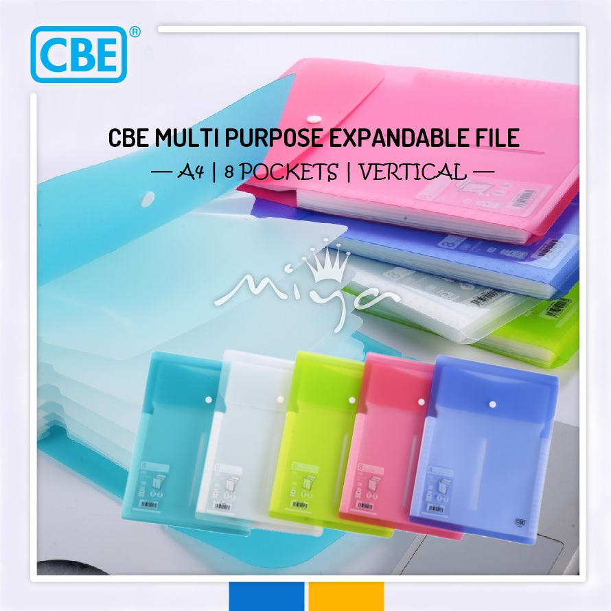 CBE MULTI LAYER EXPANDING FILE HOLDER / DOCUMENT HOLDER A4 (RANDOM