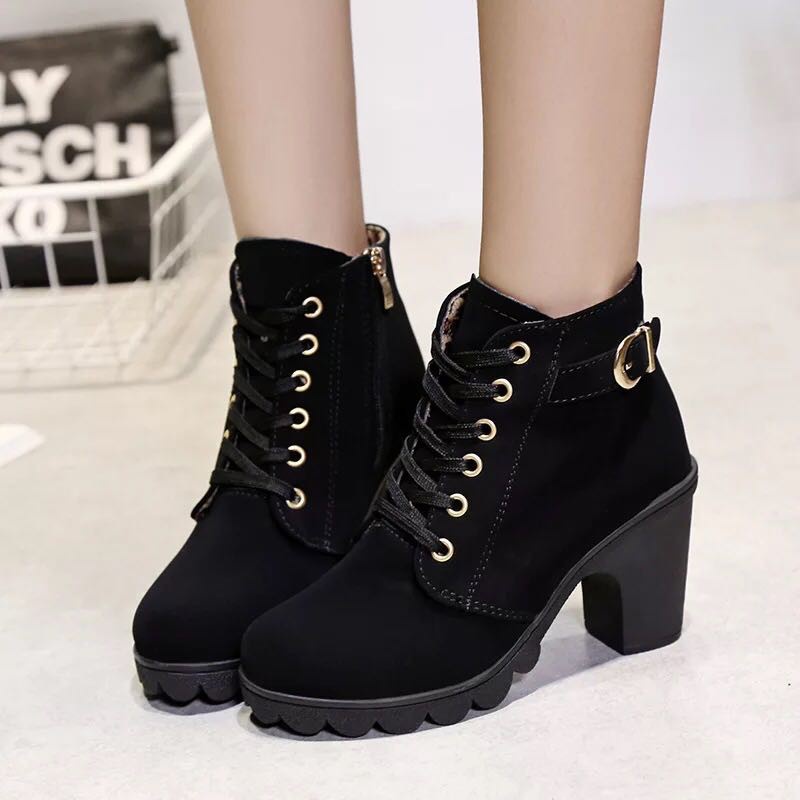 Korean Fashion high cut women boots#888