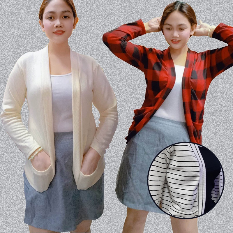 Korean Cardigan 2 Sides Pocket
