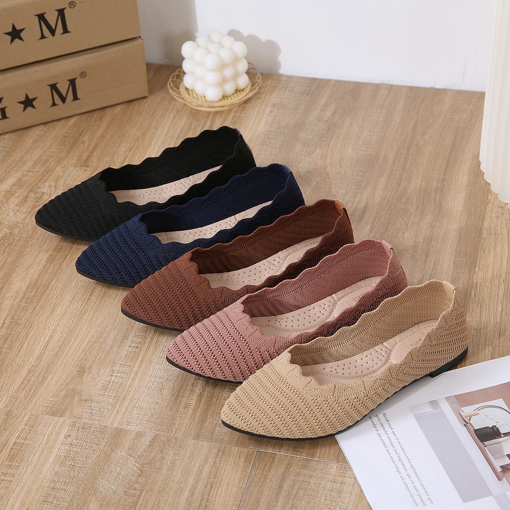 【AhSin】 Fashion Women Doll Shoes Office Flat Shoes Daily Loafer GM58-77