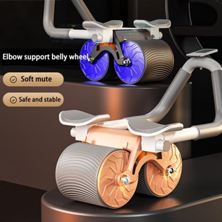 [HOT SELL] Multi-functional Abdominal Wheel Automatic Rebound Roll Abdominal Training Abdominal Muscle Thin Belly Intelligent Timing Plank Support Trainer Planks Core Trainer Fitness Workout