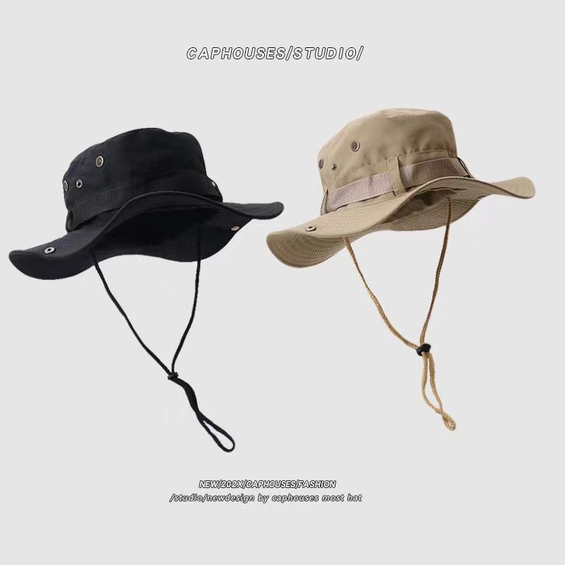 Outdoor hiking hat bucket hat foldable fisherman hat fashion bucket for men summer for women windpro
