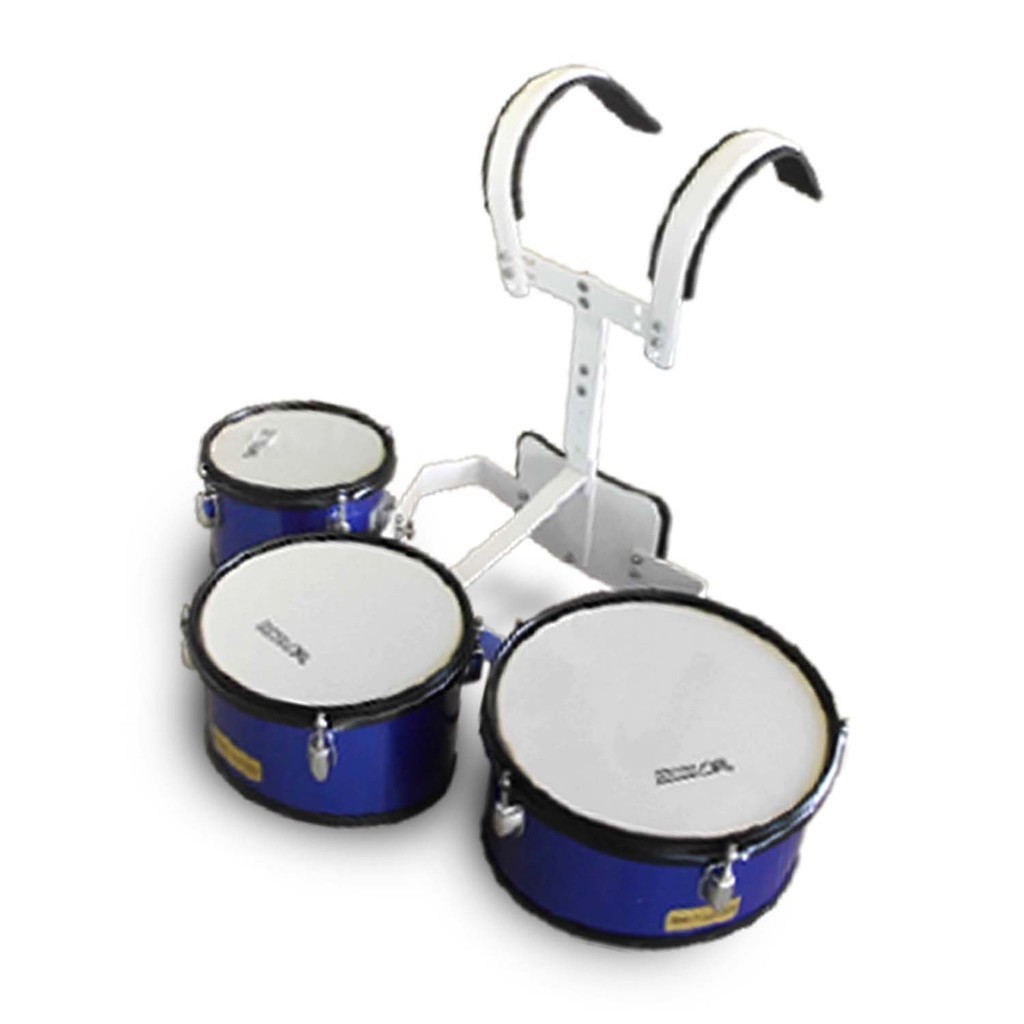 Premiere trio triple marching drums 8" 10" and 12" triple drum set