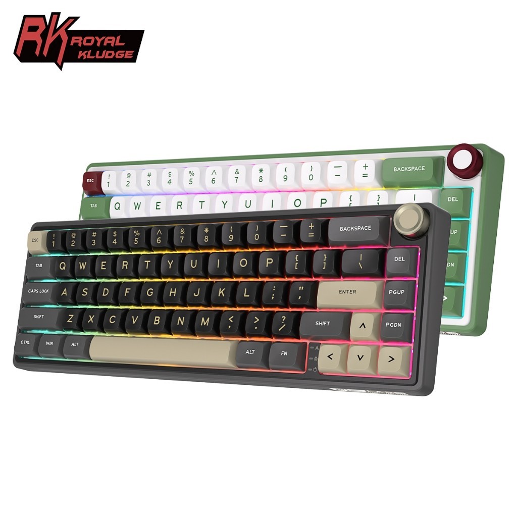 RK Royal Kludge RK R65 Gasket Wired Hot Swapple Mechanical Keyboard