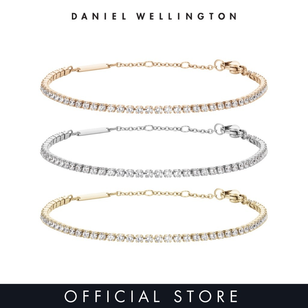 Daniel Wellington Classic Tennis Bracelet Rose gold / Siver / Gold - Unisex Chain with crystals - Co