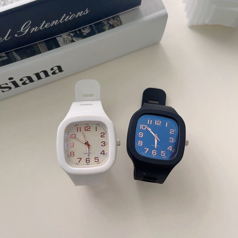 Ladies watch new square fashion high-value digital pointer ladies watch