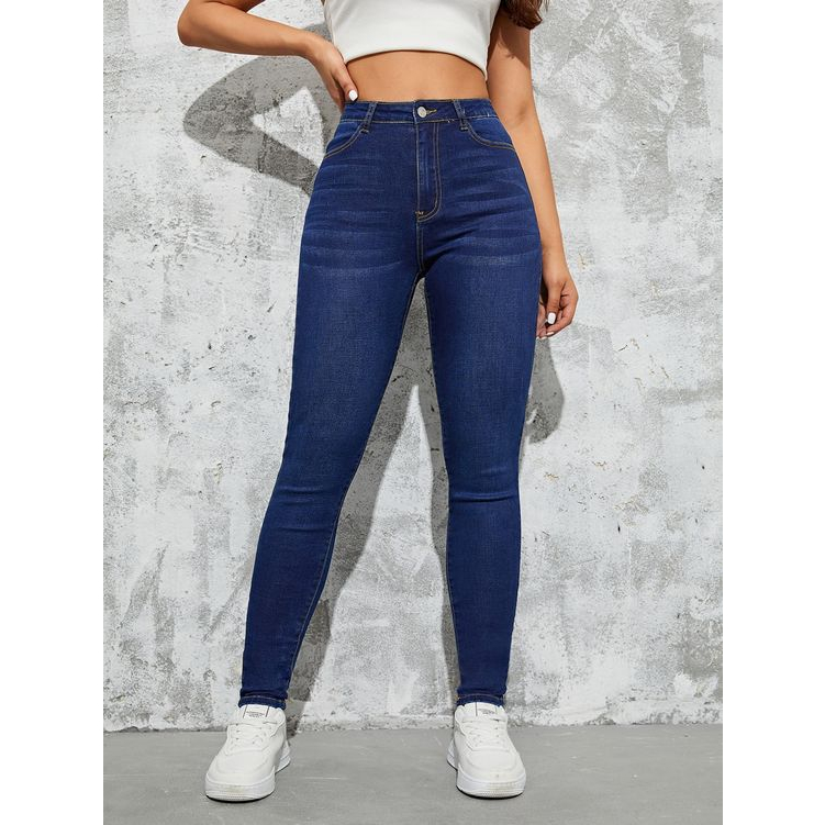 Washed Skinny Jeans Women
