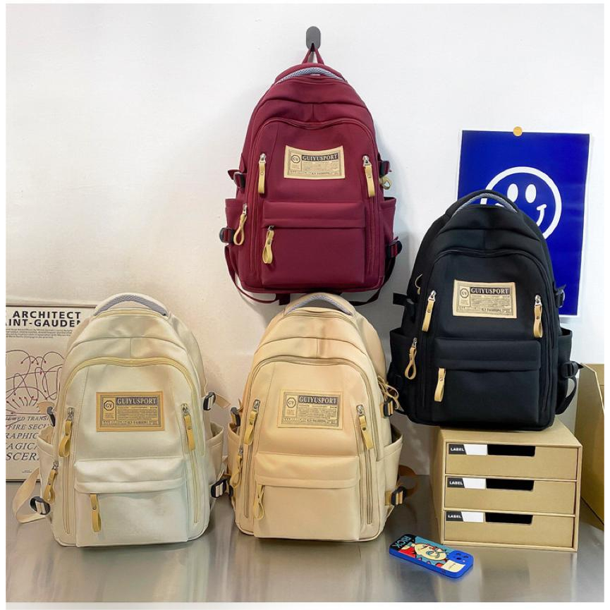 JNK #C3520 Large Capacity Fashion Backpack School Bag Travel Bag