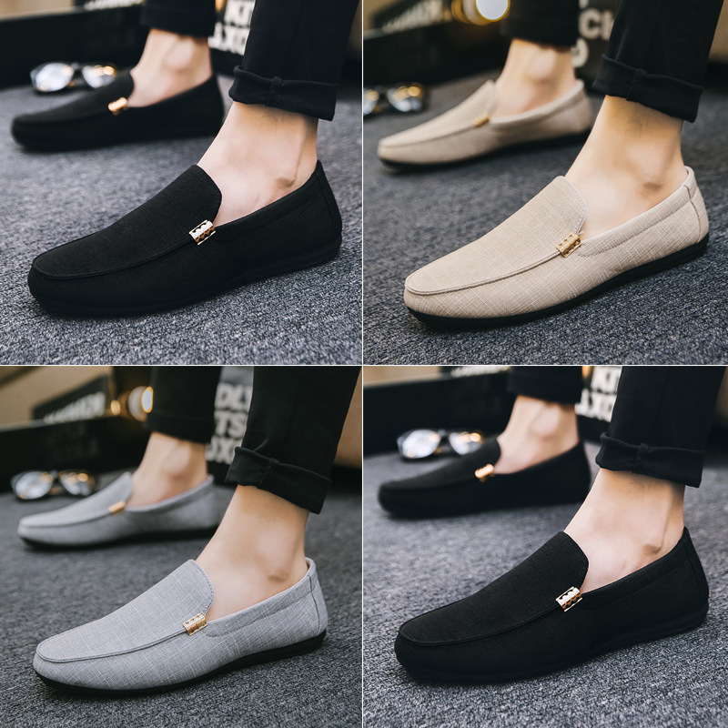 【COD】Korean Loafers for Men Fashion Hundred Casual Shoes