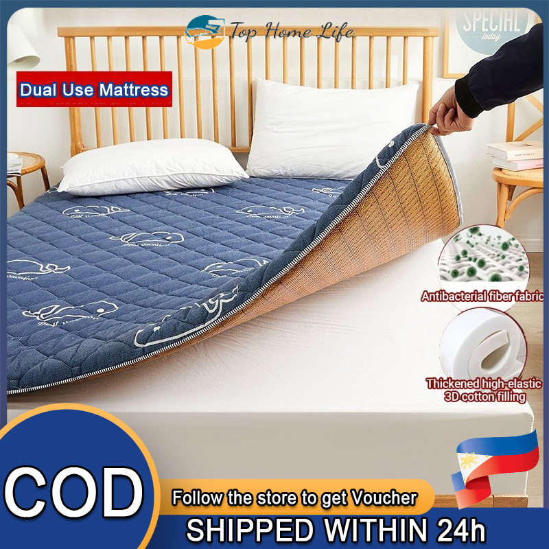 [New]Foam Mattress Topper Foldable Mattress 1.8m*2m Queen King size Tatami Mat Floor Mattress Breath