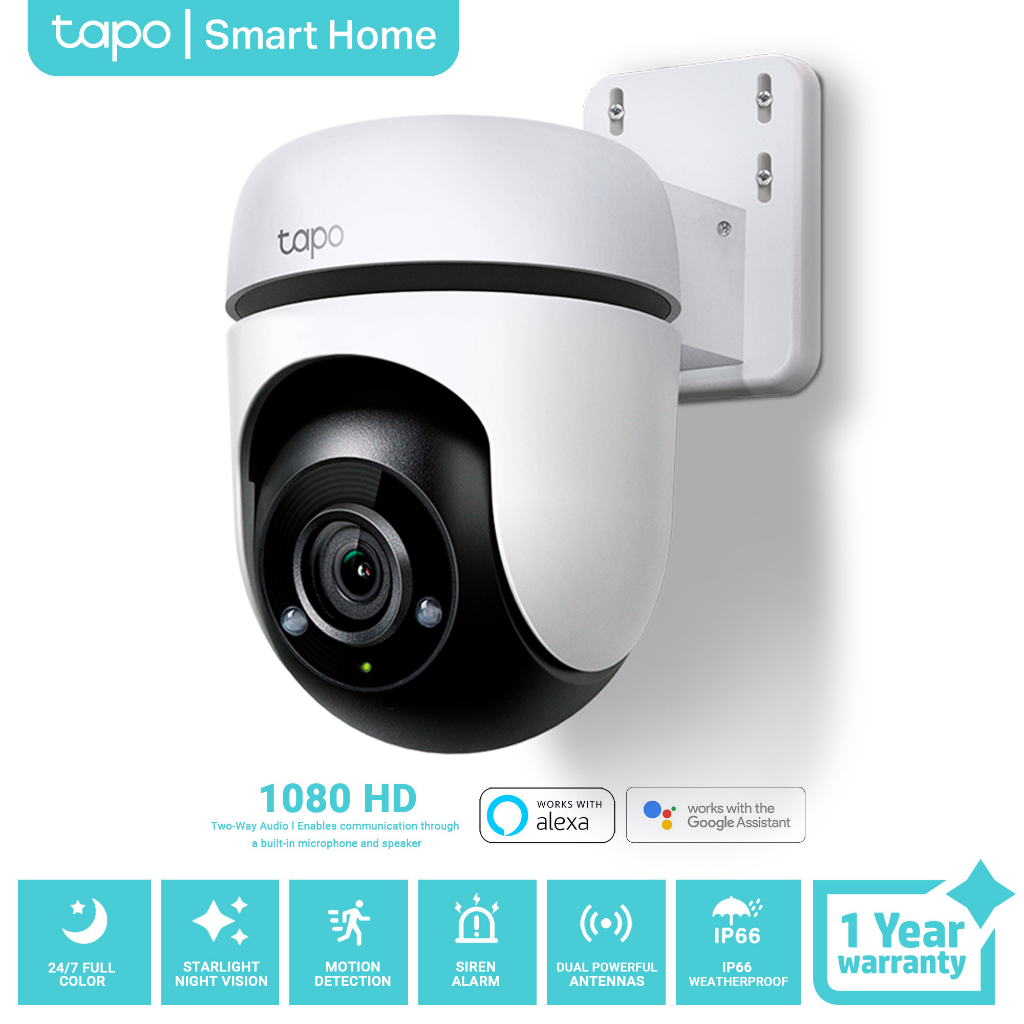 TP-Link Tapo C500 Outdoor Pan/Tilt Security WiFi Camera CCTV 1080P Full HD 360° Live View Person