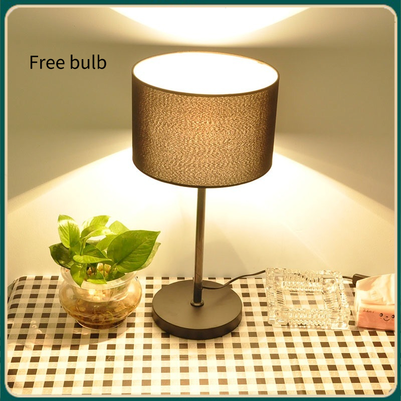 LED Table Lamp bedroom bedside lamp study desk lamp modern Home office Eye lamp warm night light
