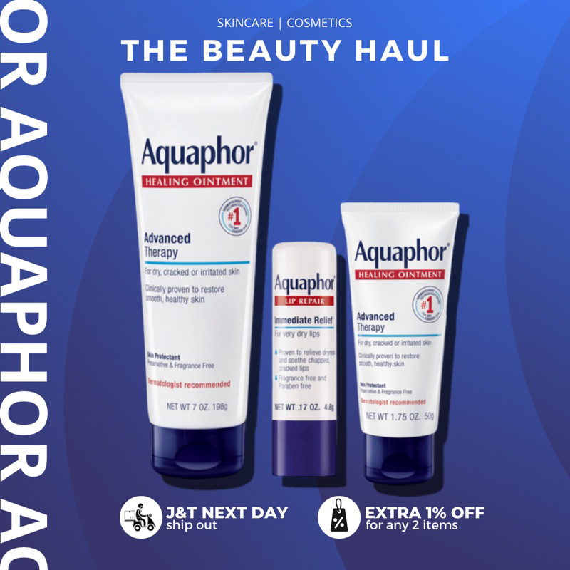 Aquaphor Healing Ointment Advanced Therapy | Lip Repair Stick For Dry, Cracked or Irritated Skin