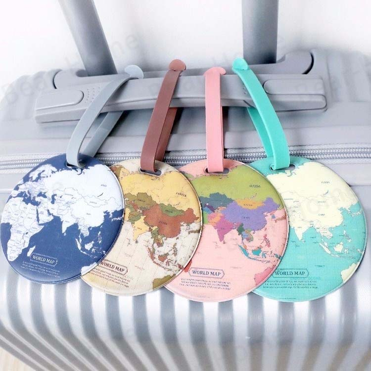 Map Luggage Tag Luggage Accessories Silicone Luggage Tag/Luggage Tag