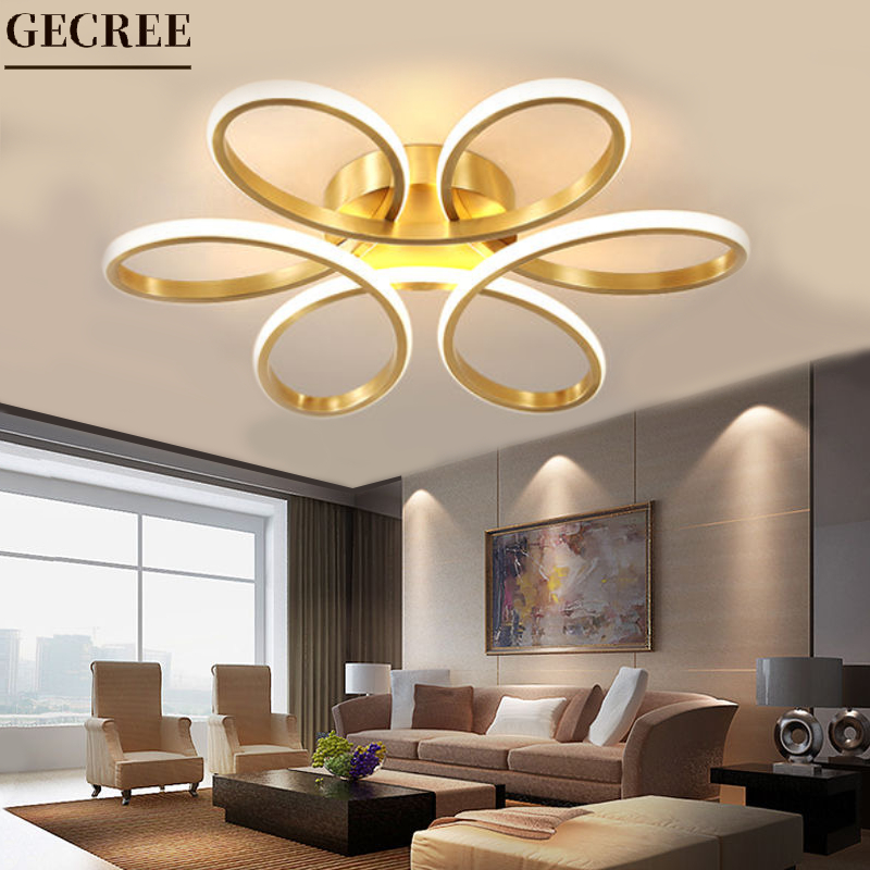 Gecree Ceiling Lamp Bedroom Center Light Ceiling Modern Chandelier Ceiling Light for Dinning room