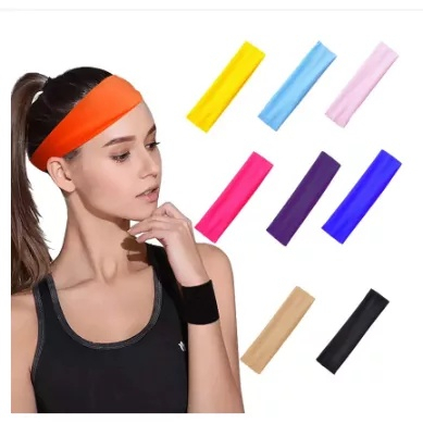 Korean version of yoga elastic headband sweat-absorbent headband fashion sports headwear