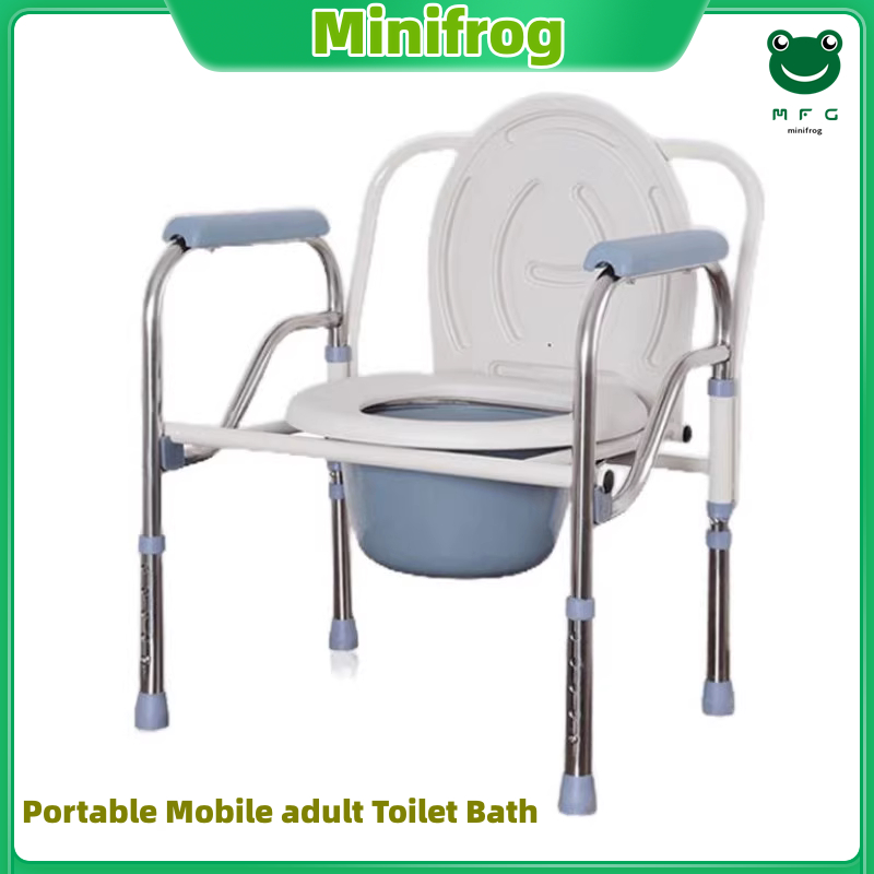 【COD】Portable Mobile adult Toilet Bath Chair squatty potty for Pregnant Women,Elderly,Patients Potty